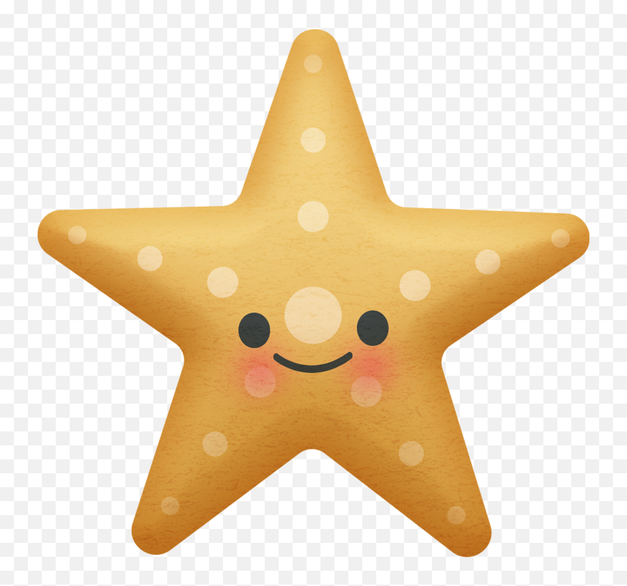 Happy Png Starfish Clipart Transparent Background