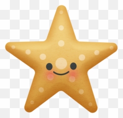 Happy Png Starfish Clipart Transparent Background