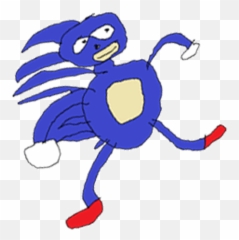 Sanic Sticker - Transparent Sanic Png,Sanic Transparent