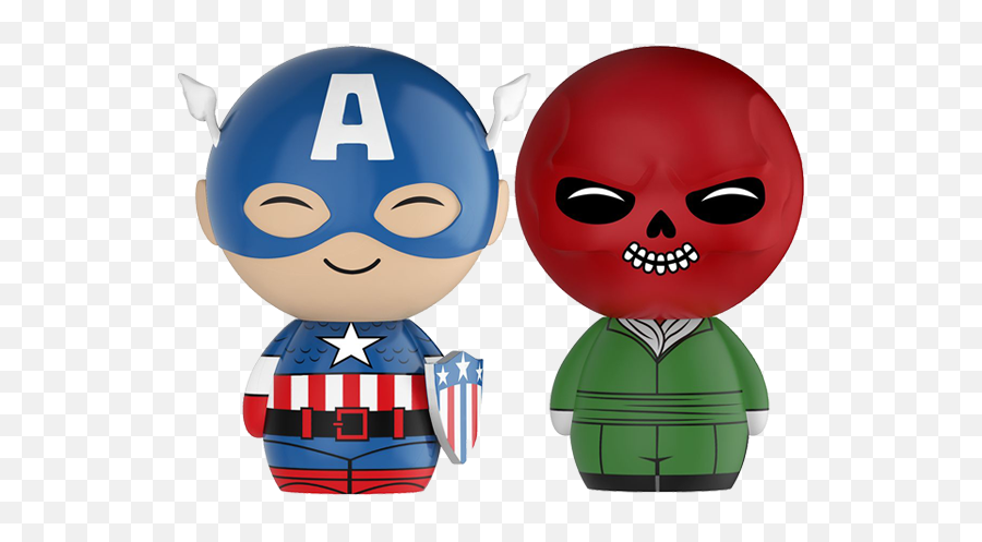 Marvel - Captain America U0026 Red Skull Sdcc 2018 Exclusive Dorbz 2pack Funko Dorbz Captain America 2 Pack Png,Captain America Comic Png