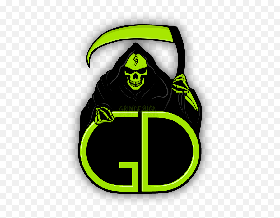 Green Grim Reaper Symbol - Green Reaper Symbol Png,Grim Reaper Logo