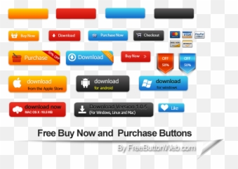 Purchase Buttons - Web Design png