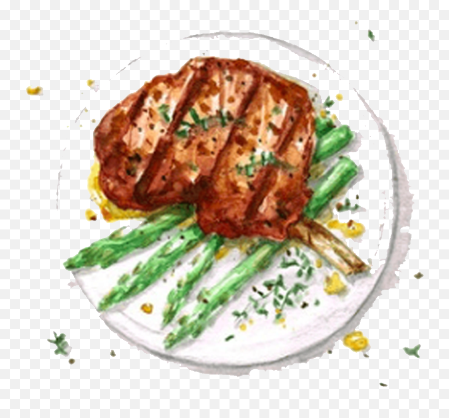 Adult Paint - Transparent Png Food Watercolor,Meal Png