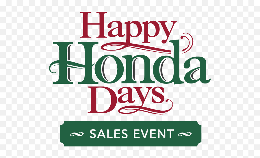 Happy Honda Days Sales Event 2018 - Happy Honda Days Sales Event Png,Honda Accord Logo