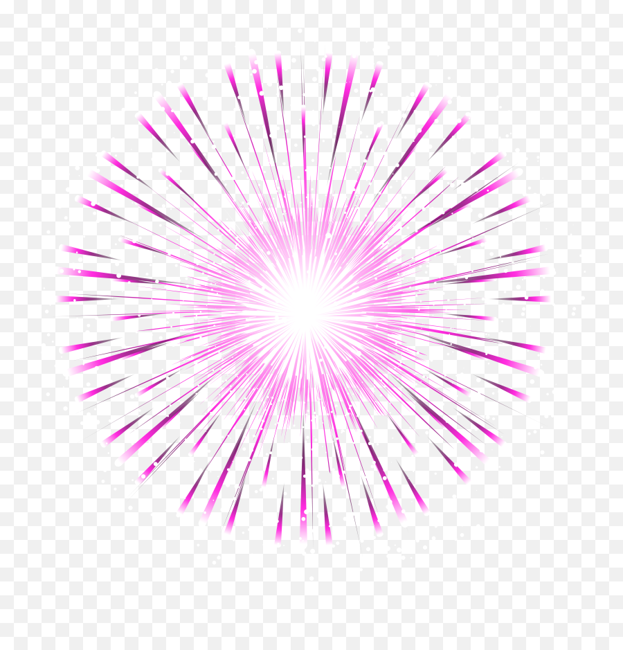 Fireworks Clipart Pink - Transparent Background Pink Firework Clipart Png,Fireworks Clipart Transparent
