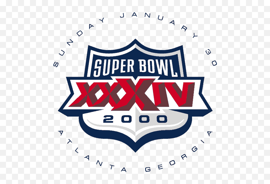 Super Bowl Primary Logo - Super Bowl Xxxiv Logo Png,Super Junior Logos