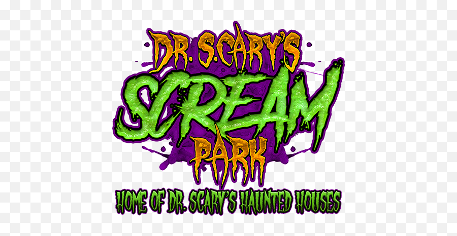 Schedule - Dr Scarys Scream Park Haunted Houses Language Png,Scream Logo
