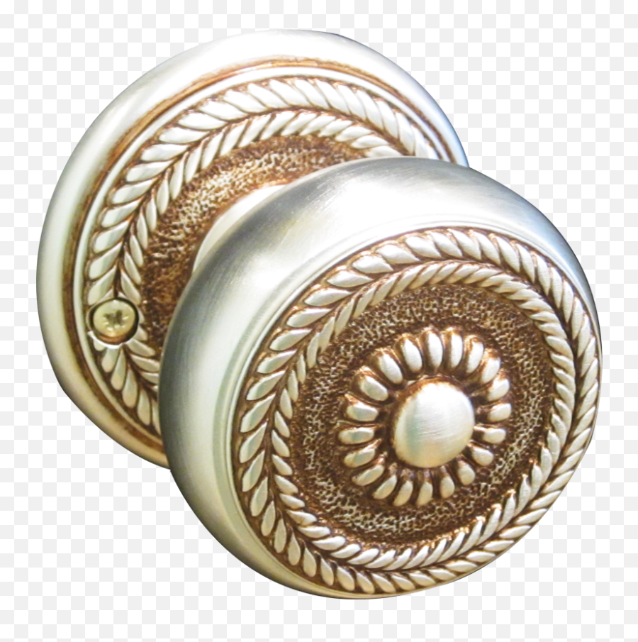 Buy Leningrado Door Knob - Matt Silverold Gold Finish Old Silver Door Knob Png,Door Knob Png