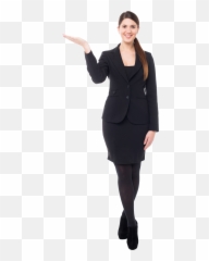 Girl Pointing Left Free Commercial Use Png Images Play - Png