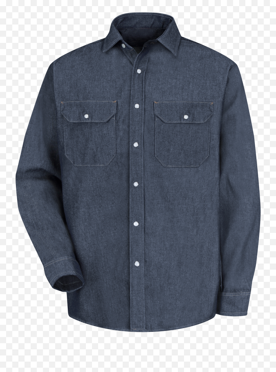 Mens Long Sleeve Deluxe Denim Shirt - Long Sleeve Png,Shirt Pocket Png
