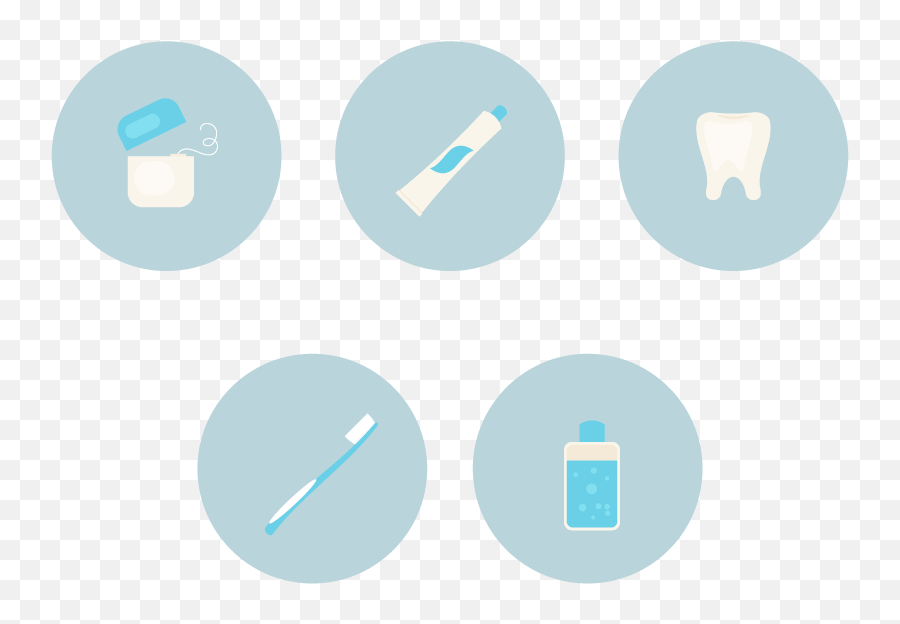 Dental Care Icons In Adobe Illustrator - Dot Png,Illustrator Icon