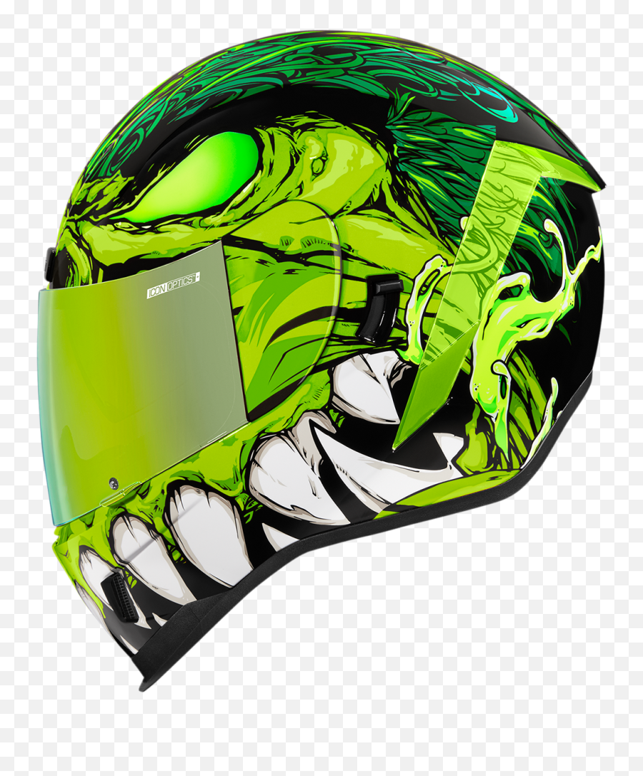 Icon Airfom Manikr Green Unisex - Motorcycle Helmet Png,Racing Icon