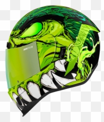 Icon Airfom Manikr Green Unisex - Motorcycle Helmet png