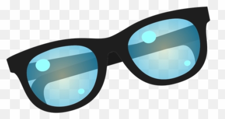 Blue Lens Sunglasses Icon - Icono Gafas Png