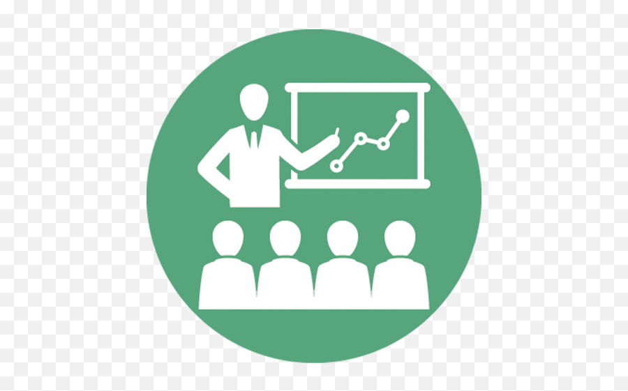 Management - Green Meeting Icon Png,Blue Background Icon