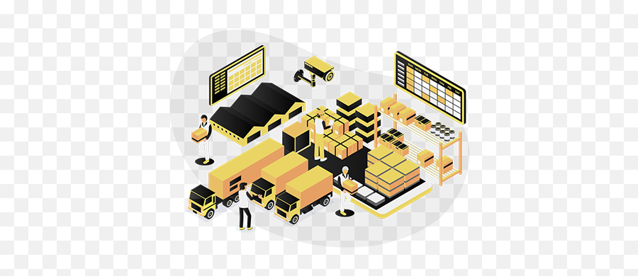 Warehouse Management System In India Wms Software - Illustration Png,Dock Warehouse Icon Pictures