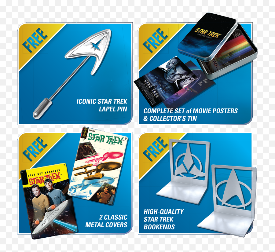 Star Trek The Graphic Novel Collection - Star Trek Tin Movie Poster Png,Paramount Movie Posters Icon