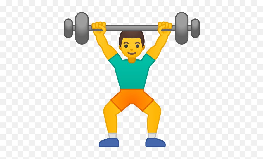 Weight Lifter Emoji Meaning With Pictures From A To Z - Gym Emoji Png,Weight Training Icon