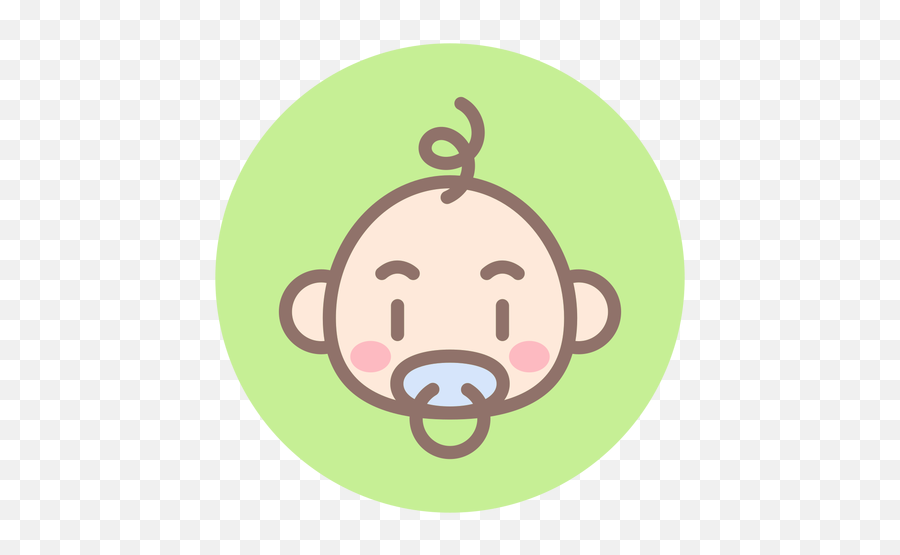 Baby Boy Head Circle Icon - Baby Icon Black And White Png,Baby Boy Png