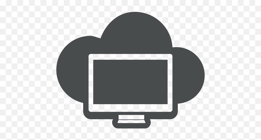 Monitor Cloud Computing Display Imac Screen - Gwanghwamun Gate Png,Imac Desktop Icon