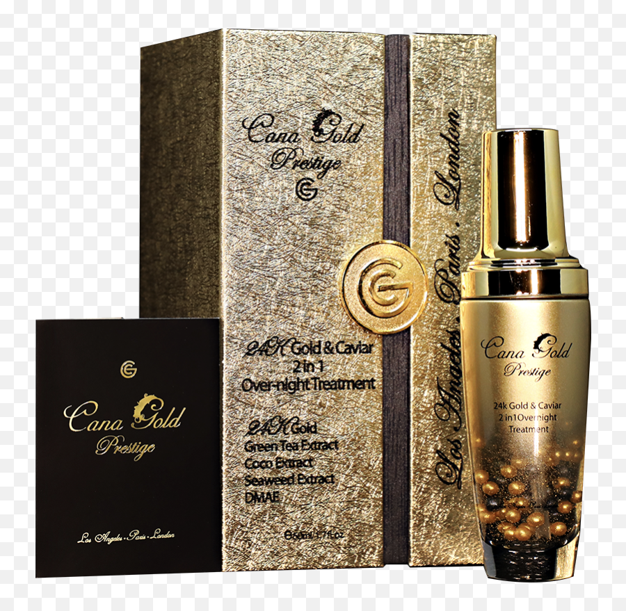 24k Gold U0026 Caviar 2 In 1 Overnight Treatment - Fashion Brand Png,Caviar Icon