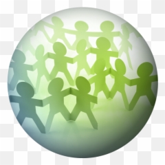 Reach Group - Green Paper People Chain png