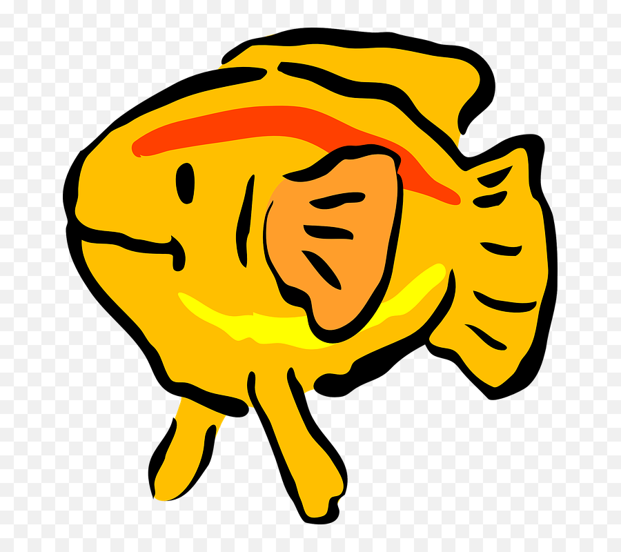 Yellow Fish Clip Art 121238 Free Svg Download 4 Vector - Ugly Fish Cartoon Transparent Png,Fish Icon Vector