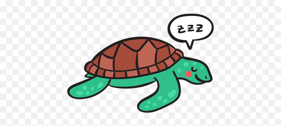 Sleeping Green Sea Turtle - Transparent Png U0026 Svg Vector File Sleeping Turtle Template,Cute Turtle Png