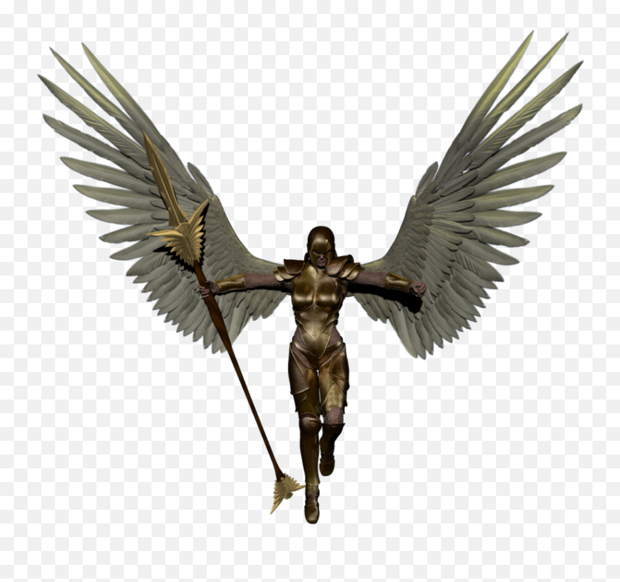 Warrior Angel Transparent Background - Angel Warrior Png,Angel Halo Transparent Background