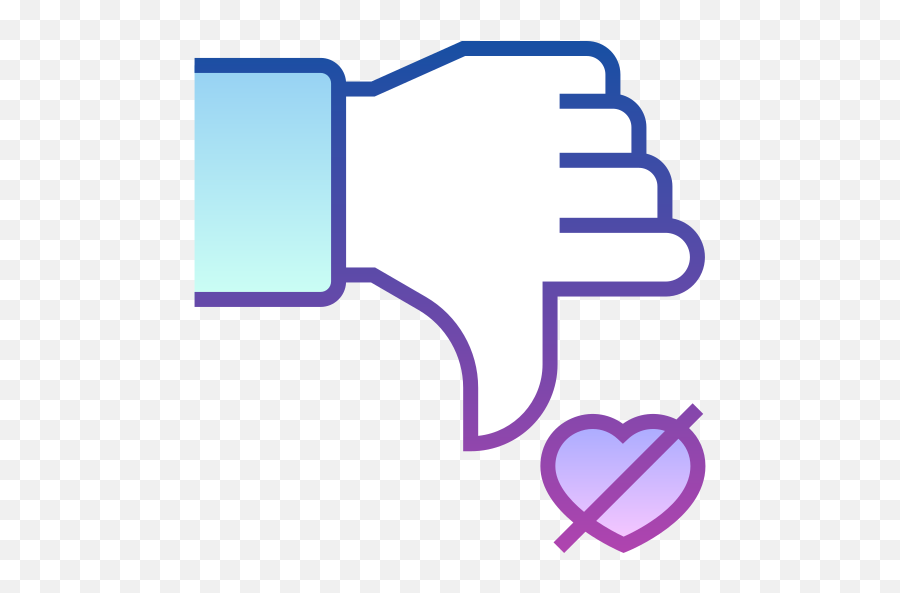 Dislike - Free Social Media Icons Vertical Png,Dislike Icon