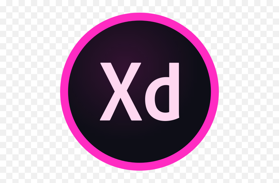 Adobe Icon Xd - Circle Adobe Xd Icon Png,Horizontal Icon