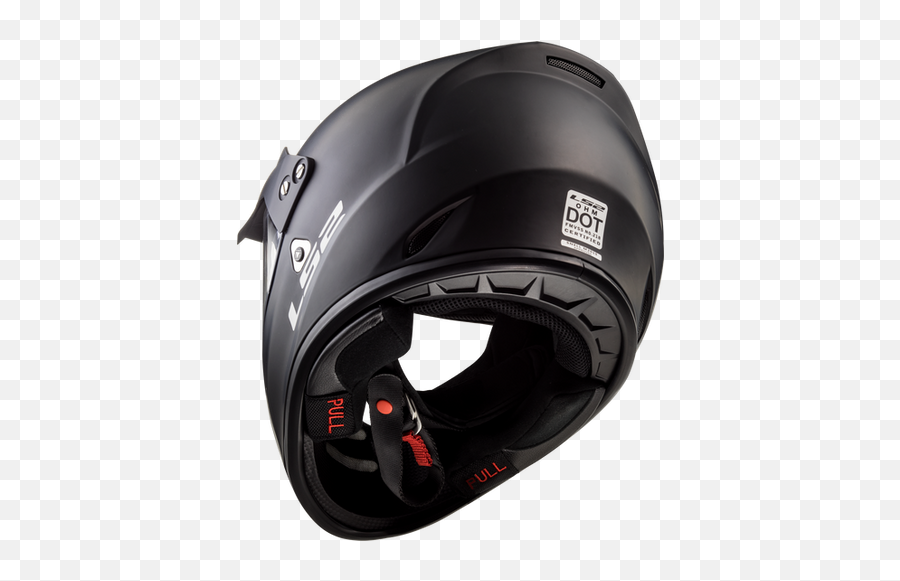 Solid - Matte Black Street Fighter Ls2 Usa Motorcycle Helmet Png,Icon Variant Face Shield