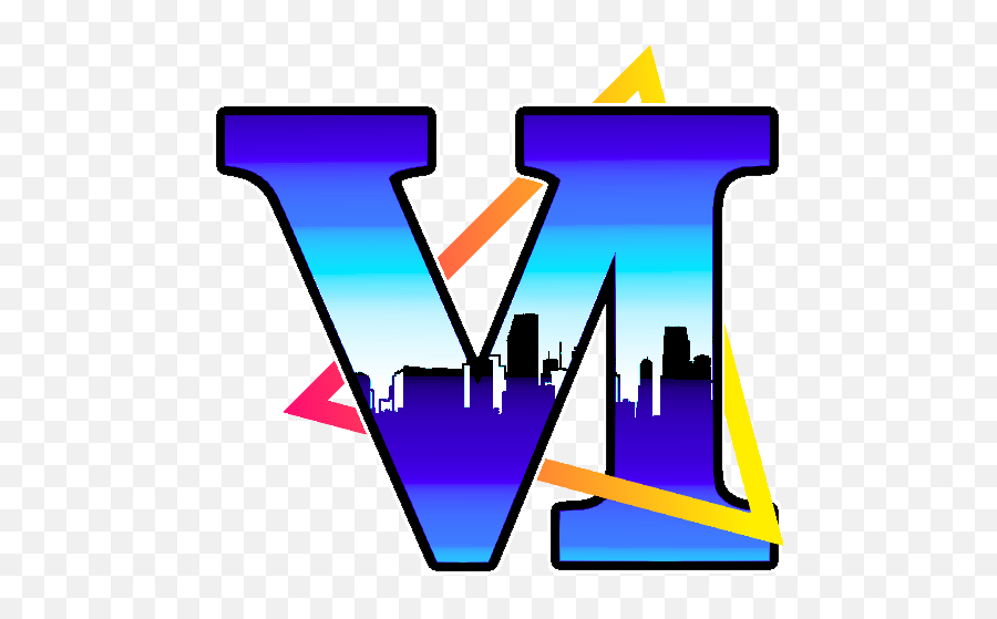 Gta Vi Vice City Themed Logo U0026 Icon Rgta6 - Vertical Png,Reddit Downvote Icon