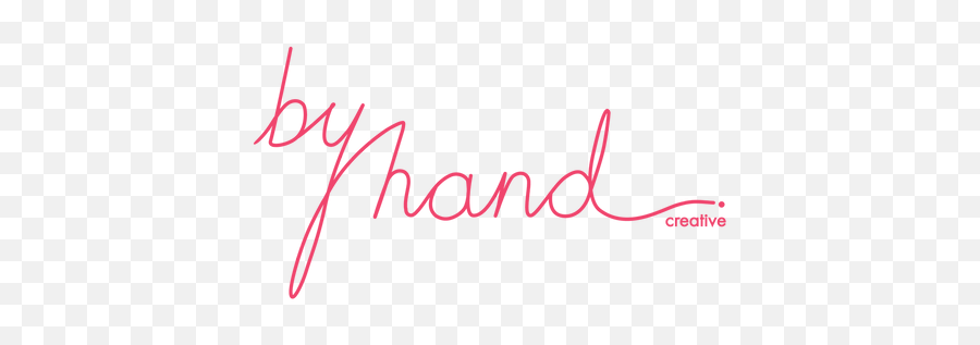 By Hand Creative - Calligraphy Png,Hand Logo