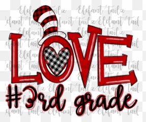 Cat Hat Love 3rd Grade Clip Art Reading Skills - Art png