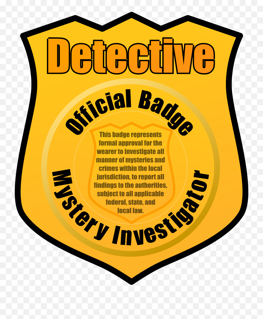 Transparent Footprints Detective U0026 Png Clipart - Detective Badge Clip Art,Detective Png