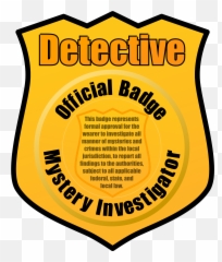 Transparent Footprints Detective U0026 Png Clipart - Detective Badge Clip Art,Detective Png