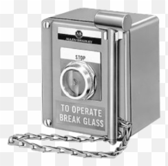Enclosed Pushbutton Station Break Glass Stop 2no 2nc Red - Digital Camera Png,Glass Break Png