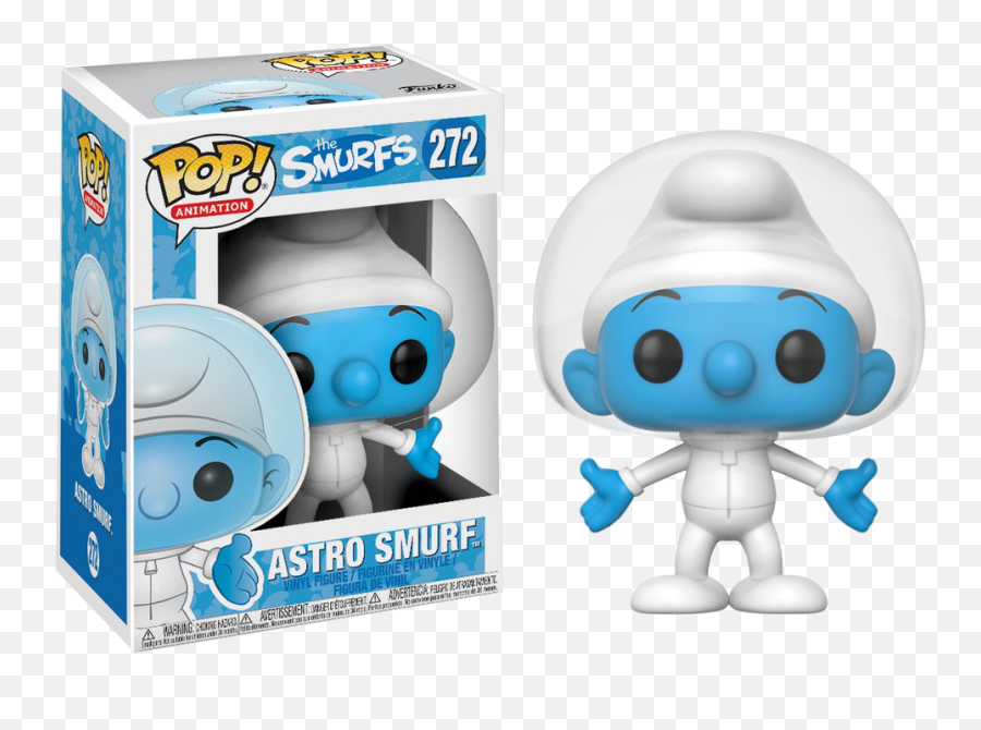 The Smurfs - Astro Smurf Pop Vinyl Figure Figurine Pop Schtroumpf Png,Smurf Png