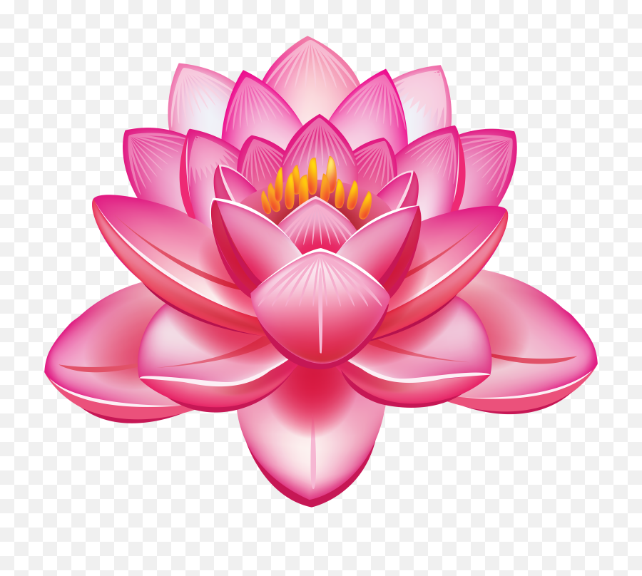 Lotus Flower Png Clipart Symbole Bouddhiste Fleur De - Lotus Flower Clipart,Water Clipart Transparent