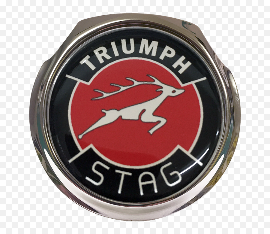 Stag Red Logo Car Grille Badge With - Emblem Png,Red Car Logo