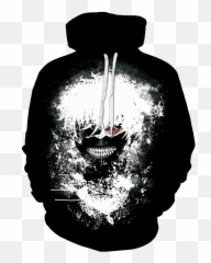 Anime Tokyo Ghoul - 3D STREET WEAR HOODIE by www Tokyo Ghoul Merch Hoodies png