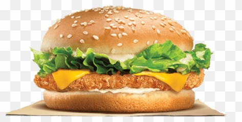 Crispy Chicken Burger With Cheese King - Royale King png