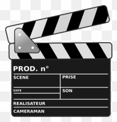 Clap De Cinéma Png Image - Cinema
