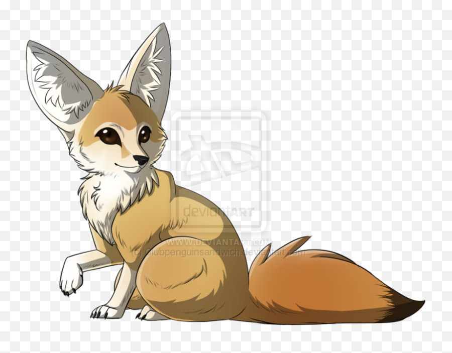 My Favorite Type Of Fox Is A Fennec - Fennec Fox Clipart Png,Fennec Fox Png