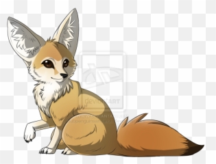 My Favorite Type Of Fox Is A Fennec - Fennec Fox Clipart Png,Fennec Fox Png