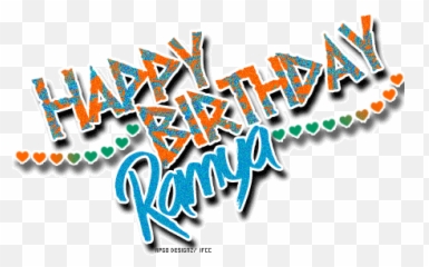 Happy Birthday - Advance Ramya Wishes png