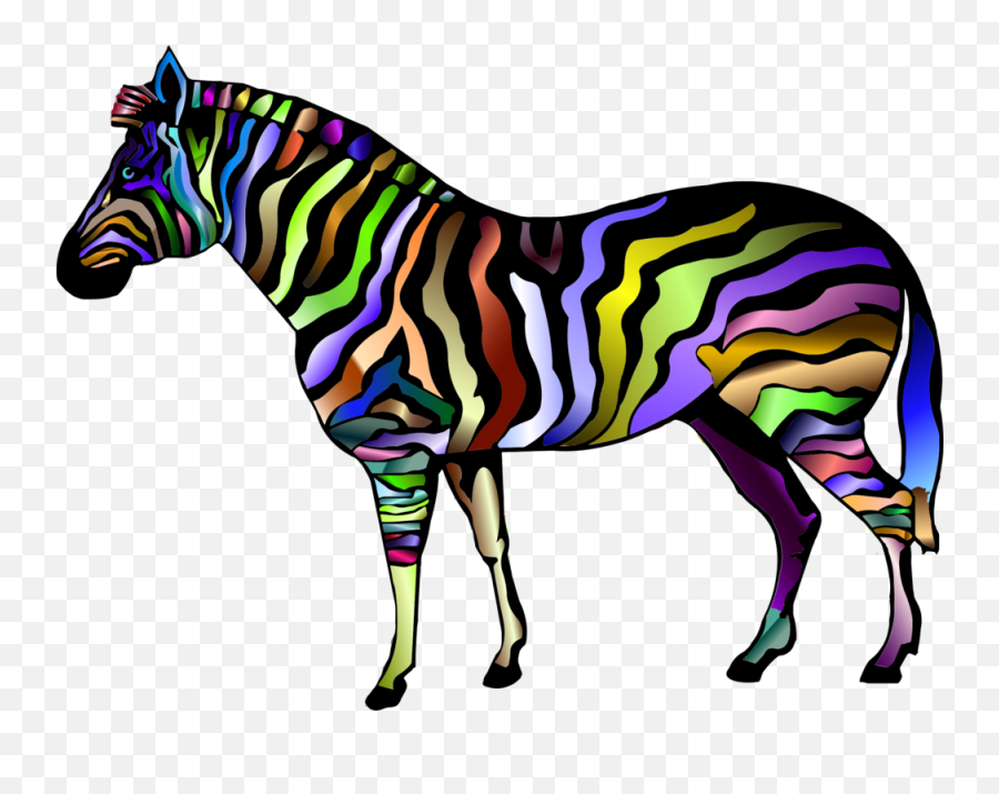 Ponyhorse Tackzebra Png Clipart - Royalty Free Svg Png Cmyk Animal Png,Zebra Png