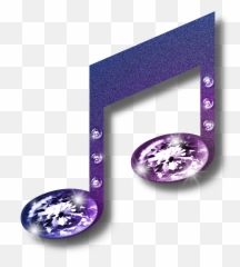 Music Note Purple - ClipArt Clipart Panda Free Colored Musical Notes Transparent Background png
