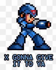 Megaman Duvet Cover - Man X Sprite png